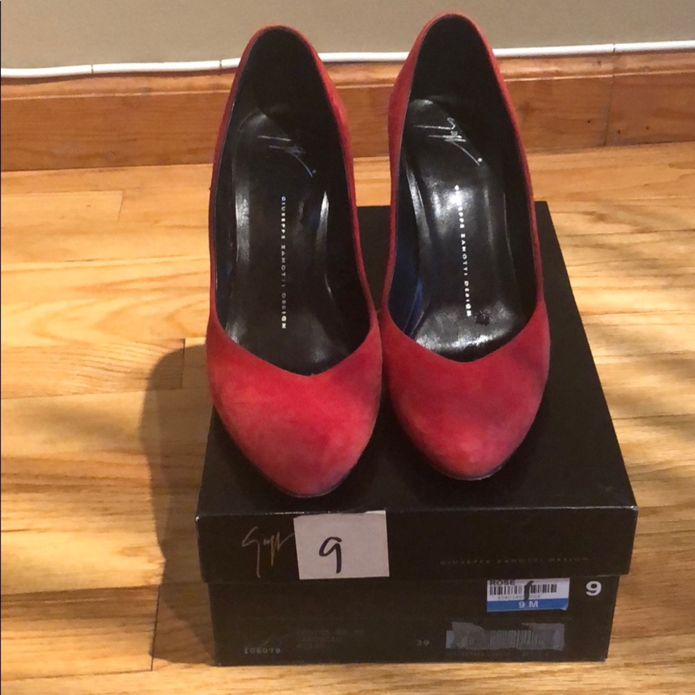 Beautiful red shoes by Zanotti